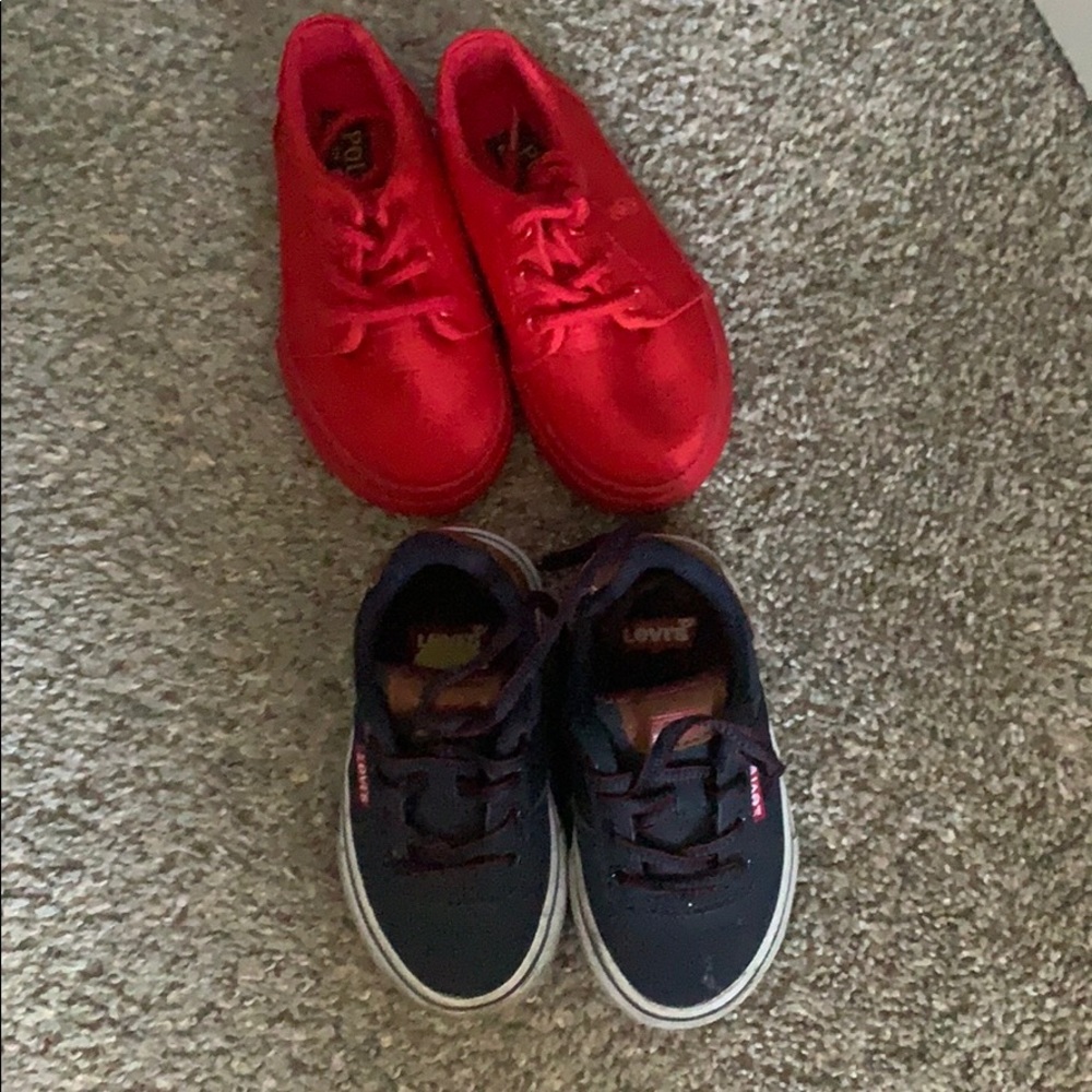 Bundle polo and Levi’s shoes 5